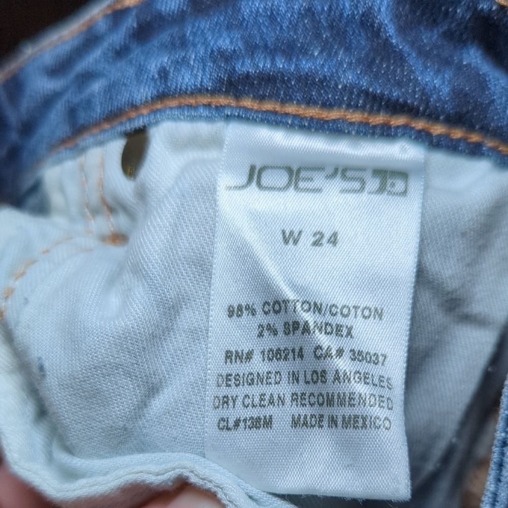 Joe's Jeans Distressed Denim Skirt w/Pockets - Picture 9 of 9